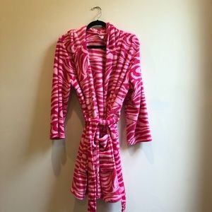 Target - Pink Zebra Soft Kid’s Robe